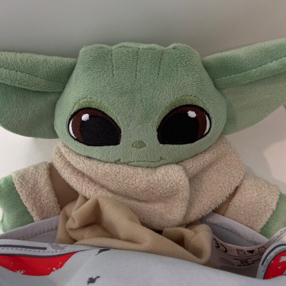 Star Wars The Mandalorian The Child Plush With Hover Pram Toy Hasbro kid disney - Picture 7 of 16